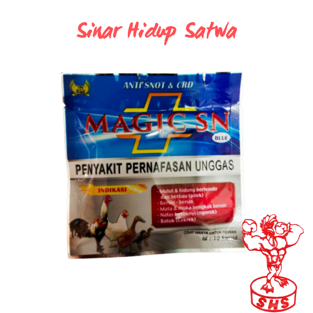Jual Magic SN biru anti snot&crd pernapasan ayam | Shopee Indonesia
