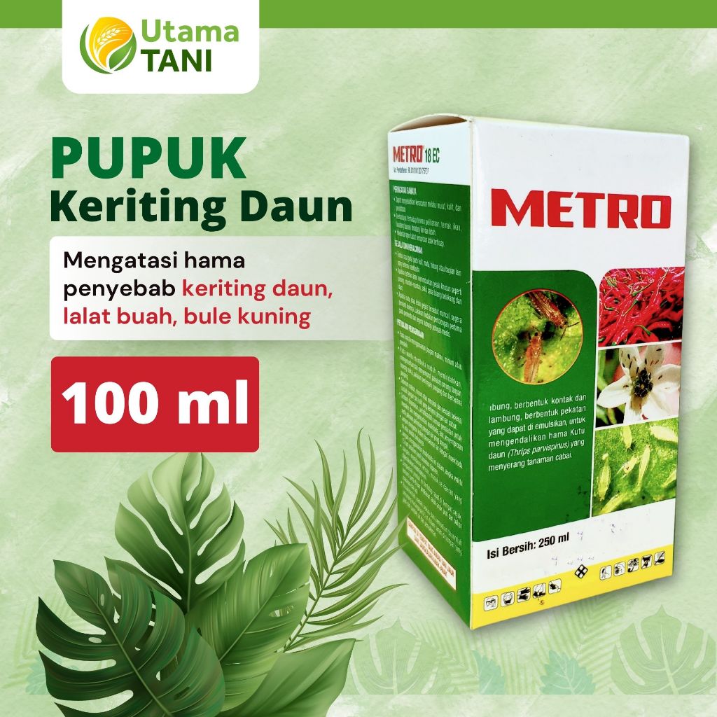 Jual Pestisida Keriting Daun Tanaman Cabai Kriting Cabe Thrips Kutu ...