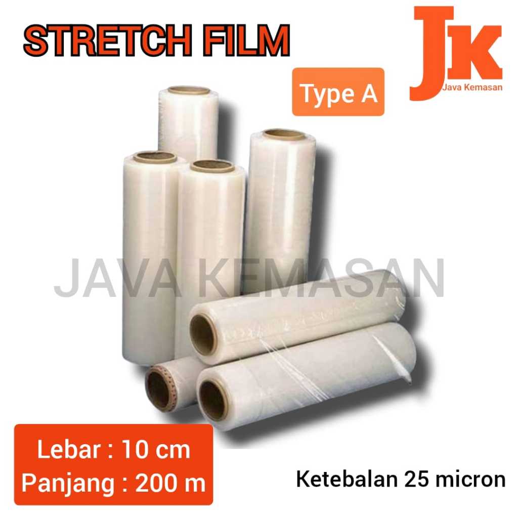 Jual STRETCH FILM A PLASTIK WRAPPING ROLL SEGEL WRAP PENGAMAN PAKET ...