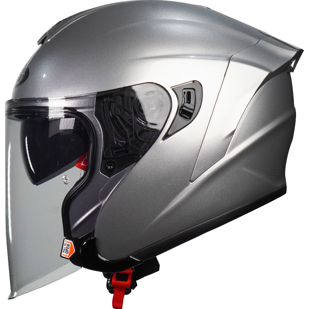 NJS Kairoz DV Solid Helm Half Face| DOUBLE VISOR DV Solid Kairoz DV  Helm NJS DV Polos Helm Polos NJS ORI SNI