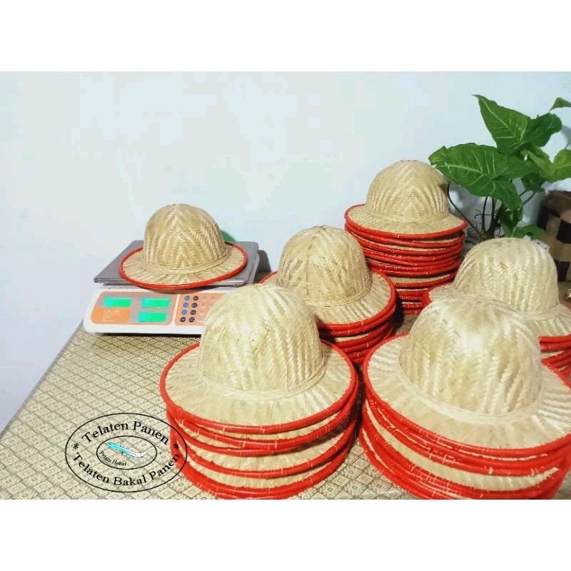 Jual Topi Bambu | Capil Buyuk | Caping Bulat | Kupluk Petani | Shopee ...