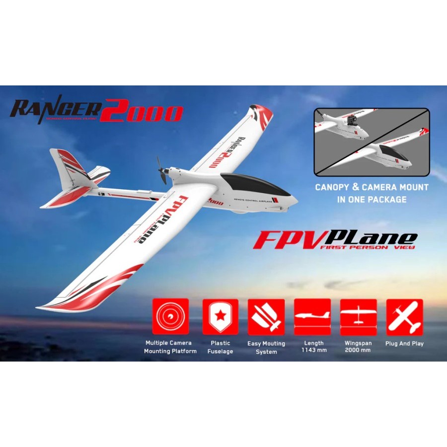 Ranger 2000 rc plane on sale