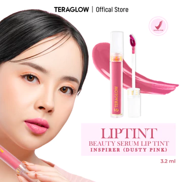 Liptint Serum TERAGLOW Beauty Serum Lip Tint Stain Hydrating Moisturizing Lip Gloss Lipstik