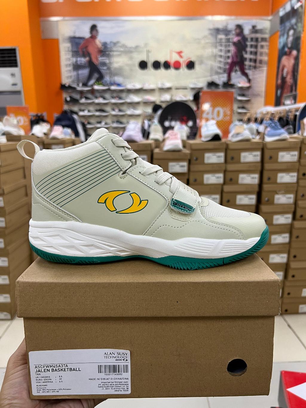 Jual Astec Jalen Basketball Tan Men Shoes Original | Shopee Indonesia
