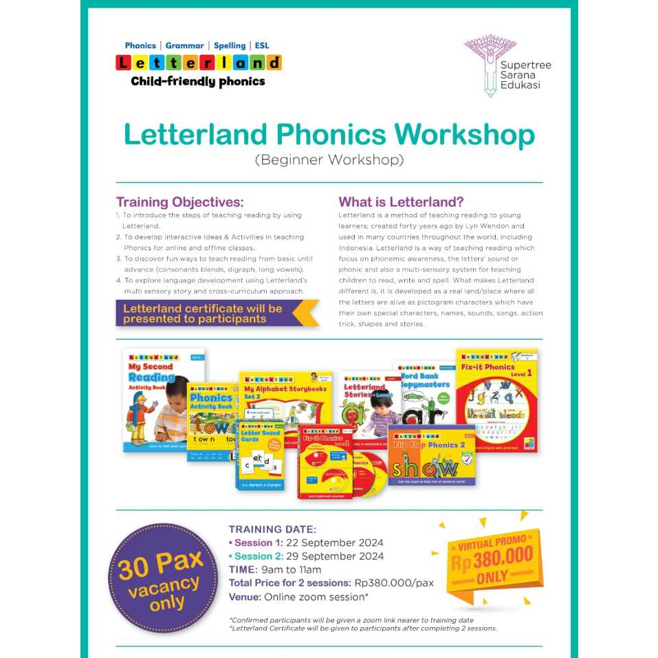 Jual Letterland Phonics Workhop (Beginner) | Shopee Indonesia