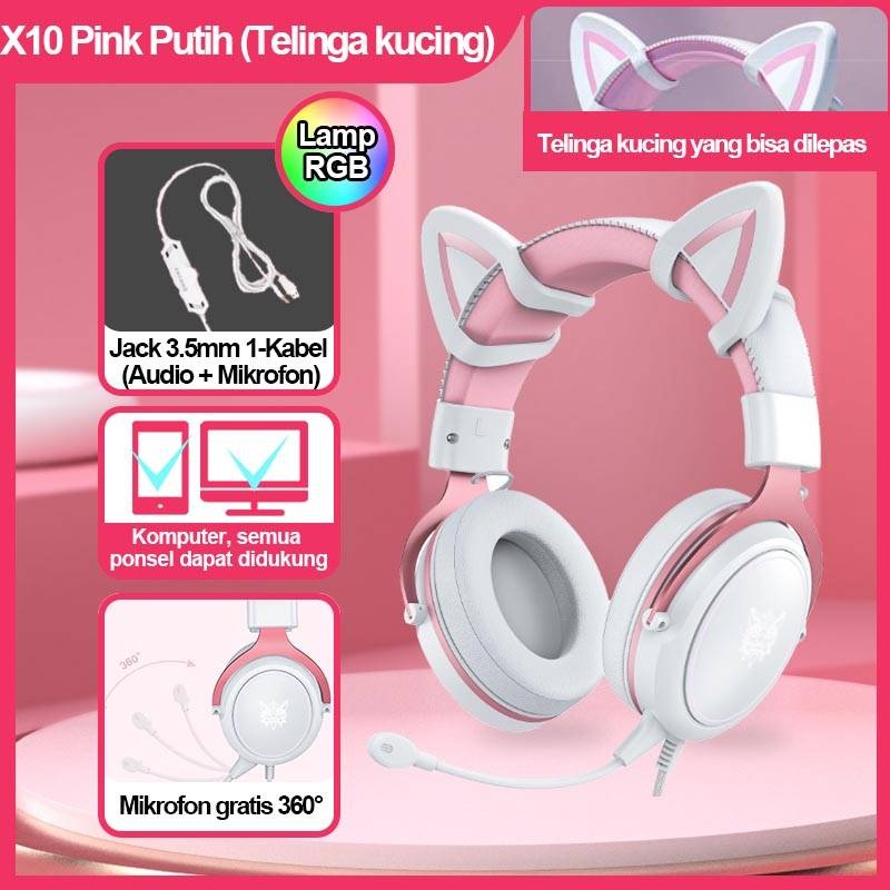 Jual ONIKUMA K9 Black Gaming Headset Gamer Headphones