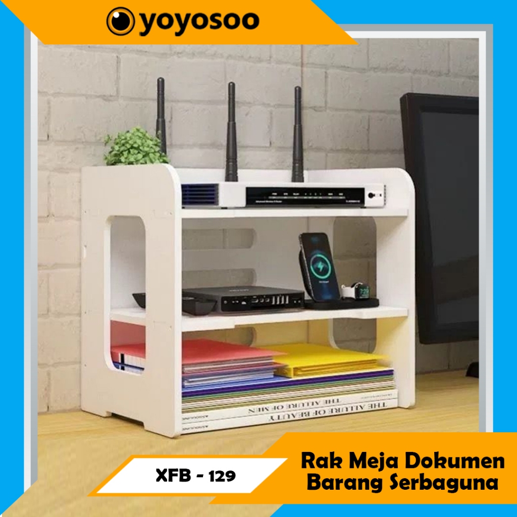 Jual Kotak penyimpanan folder perlengkapan kantor rak buku multi-lapis ...
