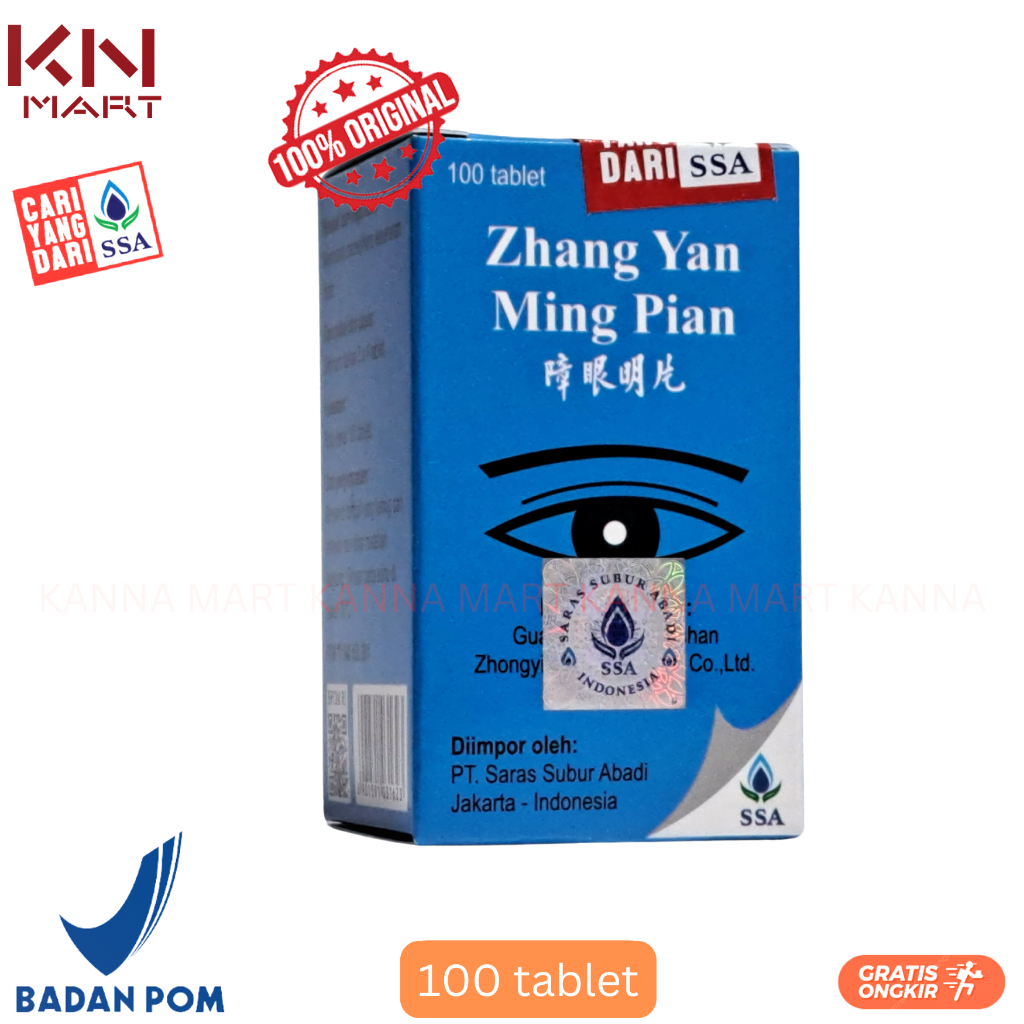 Zhang Yan Ming Pian 100 Kapsul Saras Subur Abadi