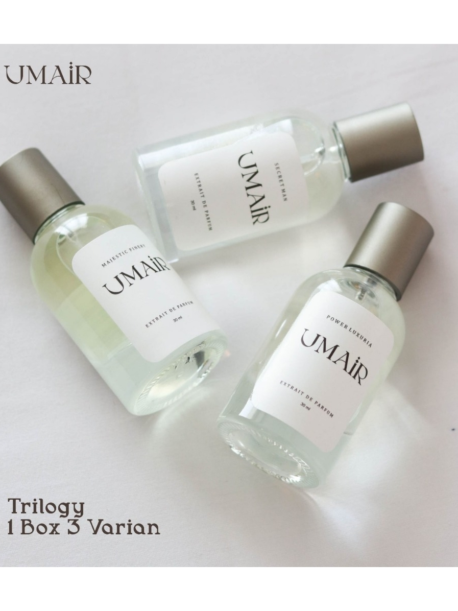 Jual UMAIR TRILOGY || 1 BOX isi 3 varian PARFUM UMAIR Extrait De Parfum ...