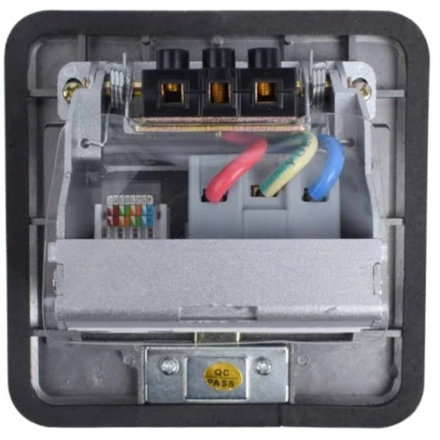 Jual Floor Socket Lantai - Stop Kontak Tanam Listrik EU + LAN RJ45 ...