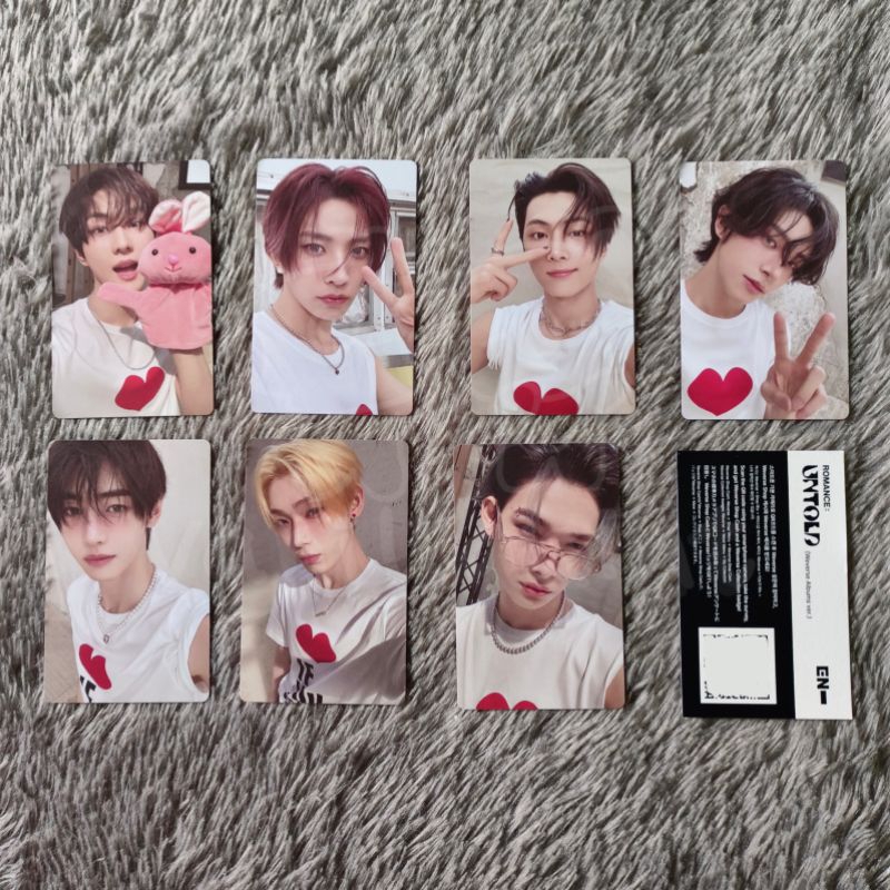 Enhypen Heeseung Romance Untold Photocard Set Jual Official
