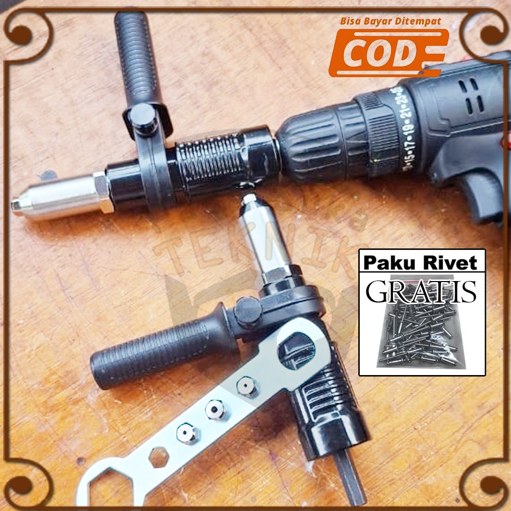 Jual Rivet Besi + Handle Gun Adaptor Mesin Bor Paku,Baut,Mur Alat Tang ...