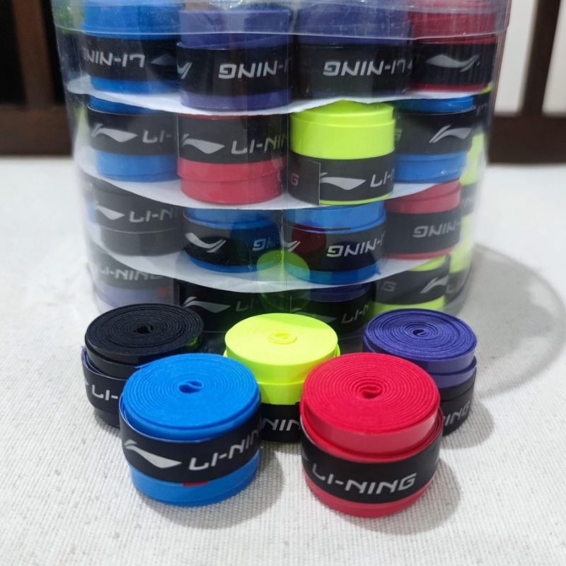 Jual Grip Raket Karet Li-ning biru - Grip badminton Lining -Grip ...