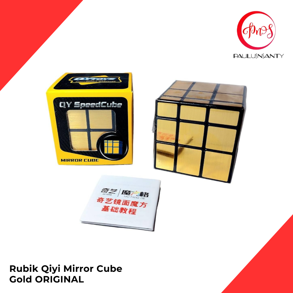 Jual Rubik Mirror Qiyi Mirror Gold ORIGINAL | Shopee Indonesia