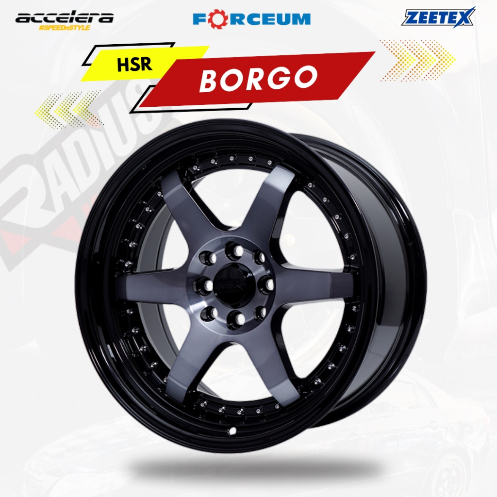 Jual Velg mobil ring 17 untuk avanza yaris raize baleno hsr borgo pcd ...