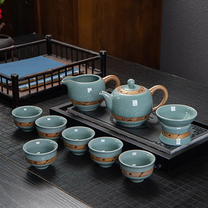 Jual Chinese Teapot Set Gift Box Set Hadiah Kado Souvenir 10in1 ...