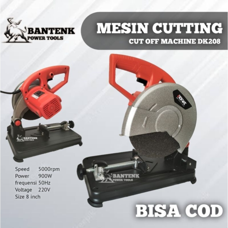 Jual MESIN CUT OFF 8 INCH Dekwe. CUTTING OFF BELAH BESI. MESIN POTONG ...