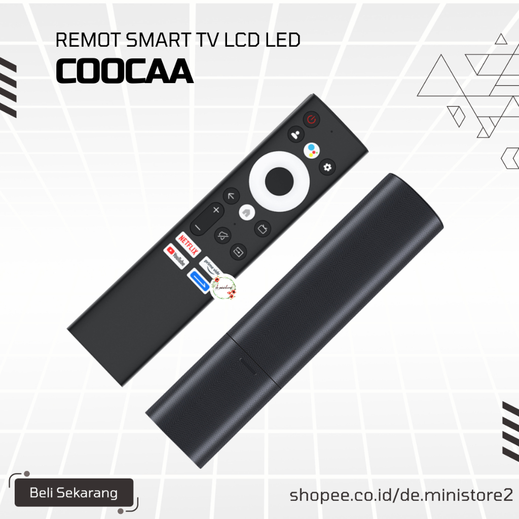 Jual Remote Remot TV Coocaa Android LED LCD Netflix Prime Video tipe ...