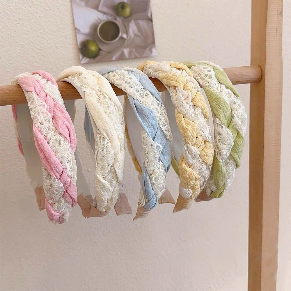 Jual Bando / aksesoris rambut perempuan / bando motif kepang | Shopee ...
