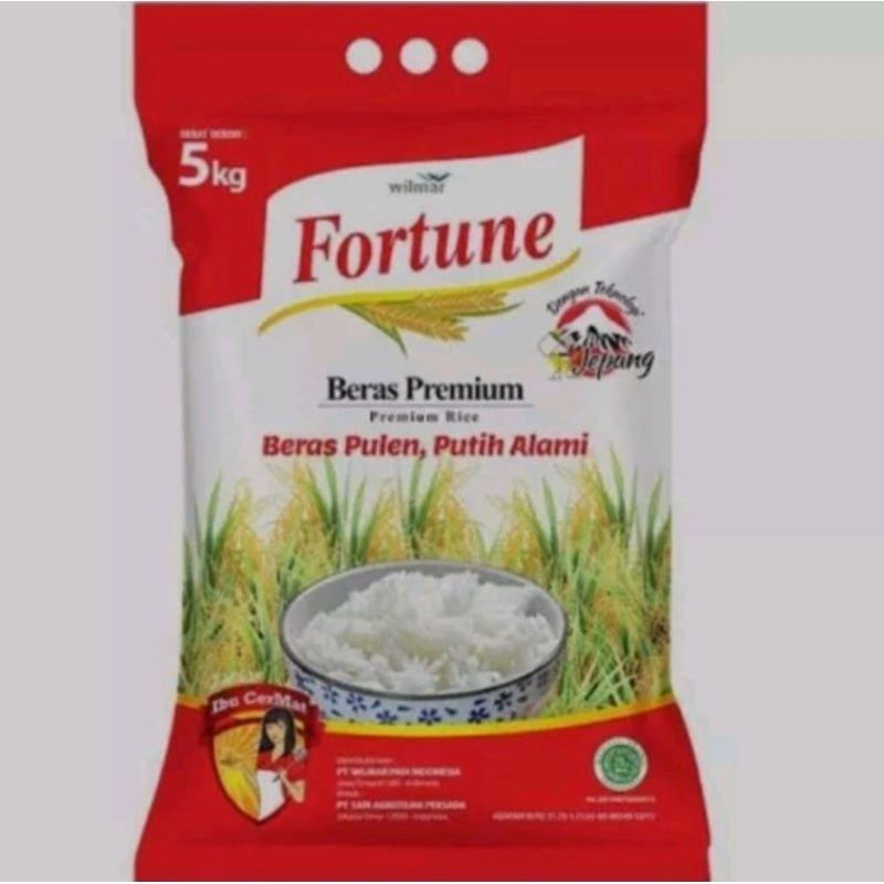 Jual Beras Fortune 5Kg Berkualitas Pulen | Shopee Indonesia