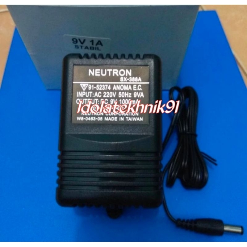 Jual AC-DC Adaptor Trafo 9V 1A Adaptor Travo 9 volt 1000mA | Shopee ...