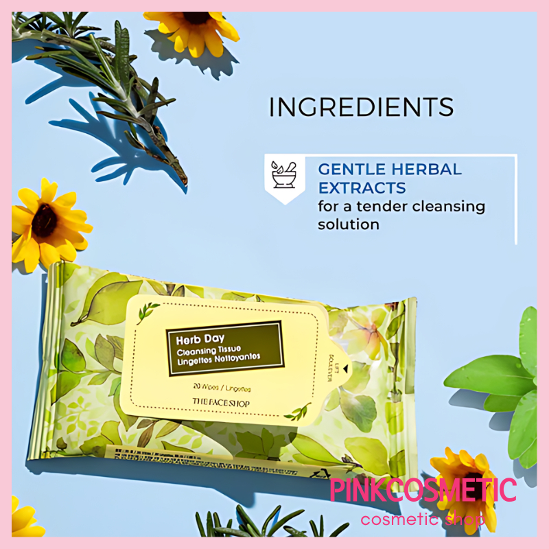 The face Shop Herb Day Cleansing Tissue