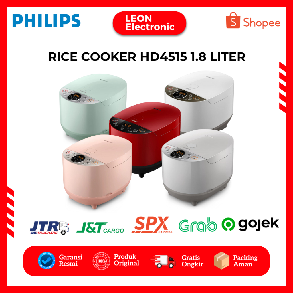 Jual PHILIPS RICE COOKER DIGITAL 1.8L PENANAK NASI MAGIC COM DIGITAL ...