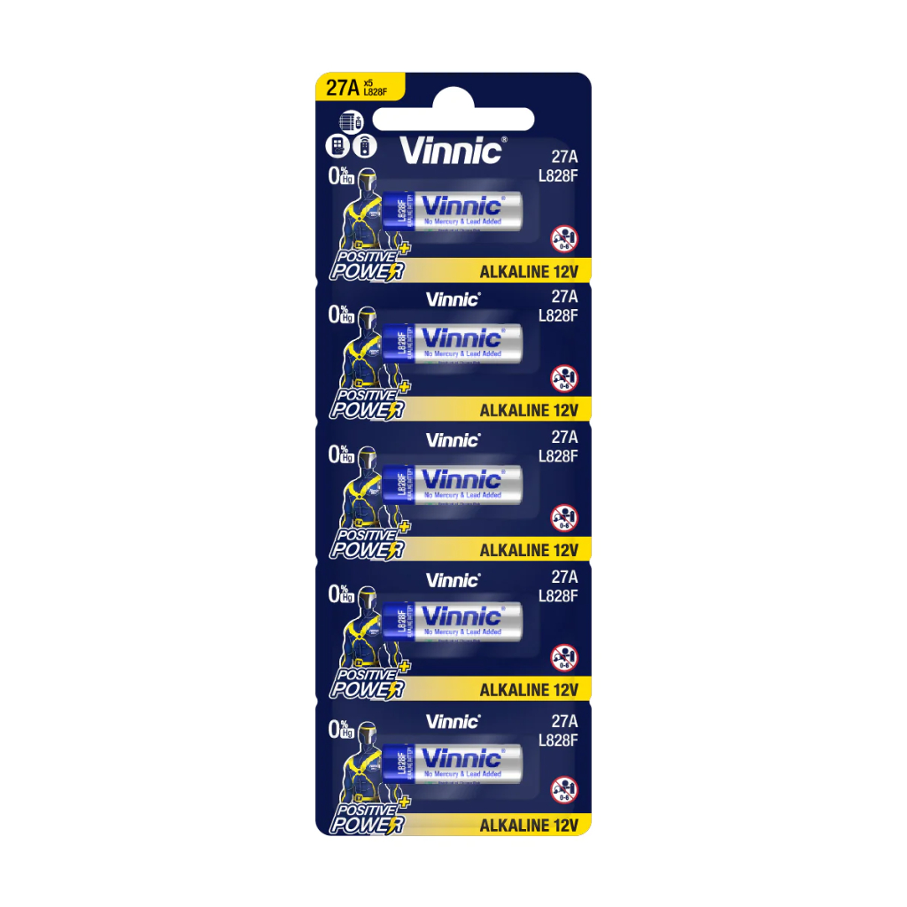 15 BATTERIE VINNIC ALCALINE 27A 12V L828F EL-812 EL812 G27A L828 - Foto 8