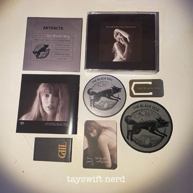 Taylor Swift TTPD 限定盤デラックスThe Black Dog Taylor Swift - Tortured Poets Department: The Black Dog