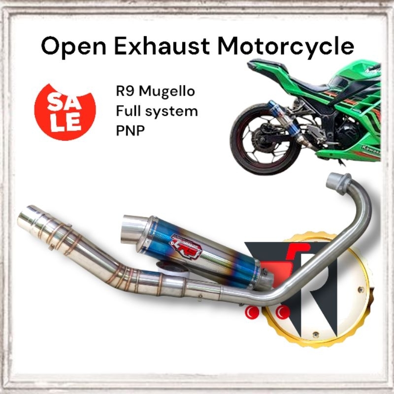 Jual R9 Mugello Open Exhaust/Ekzos Y15 Y15Zr/RS Rsx/Wave150/BelangR ...