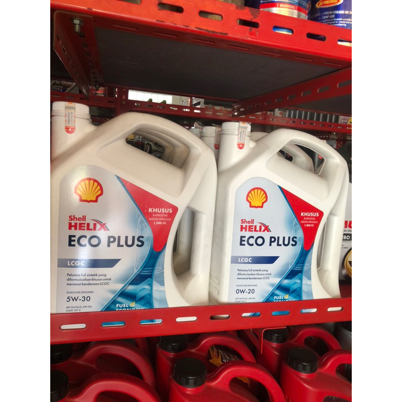 Jual Oli Shell Helix Eco Plus SAE 5w-30 (3L) | Shopee Indonesia