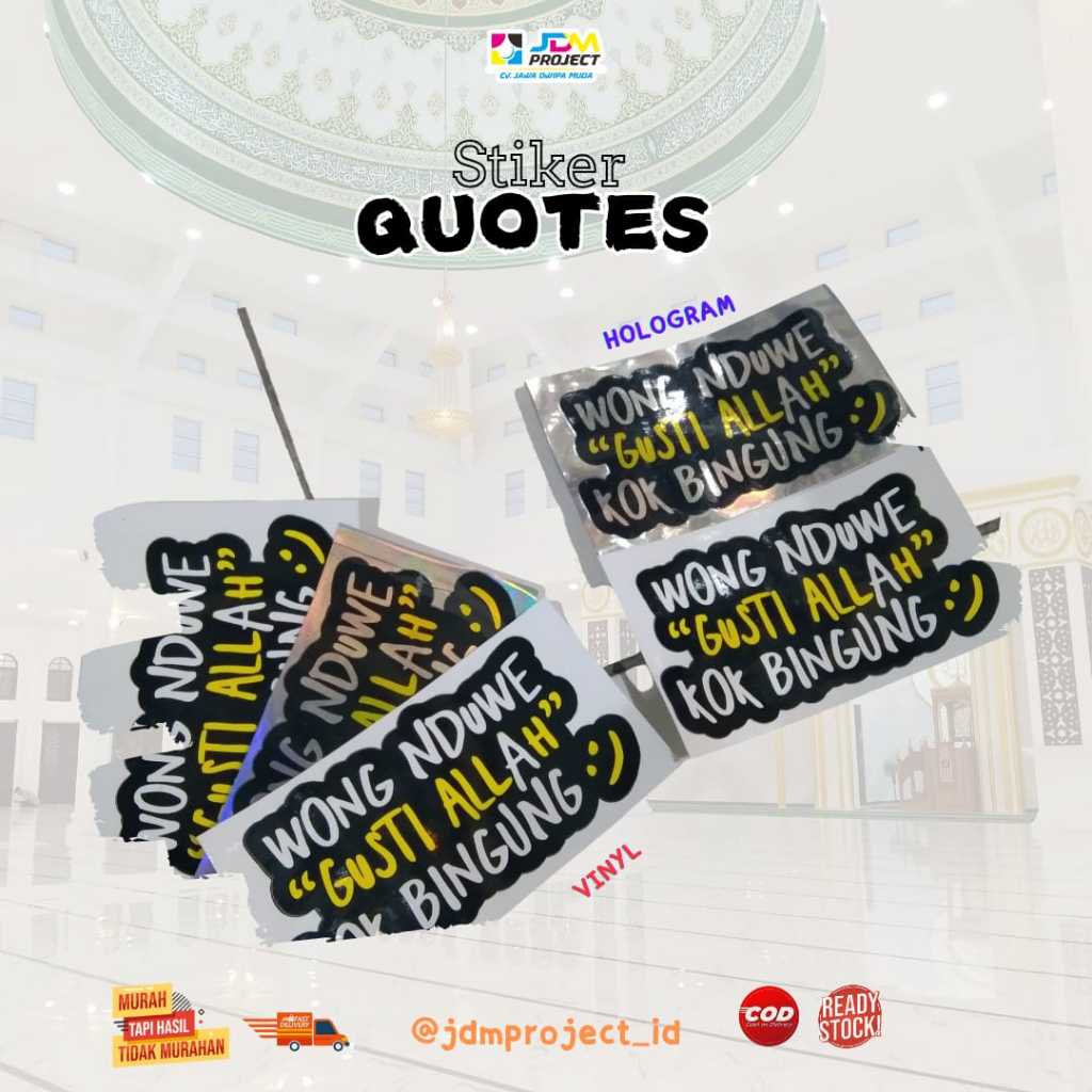 Jual Sticker WaLa Tai'asu Ojo leren dadi wong apik Wong Nduwe Gusti ...