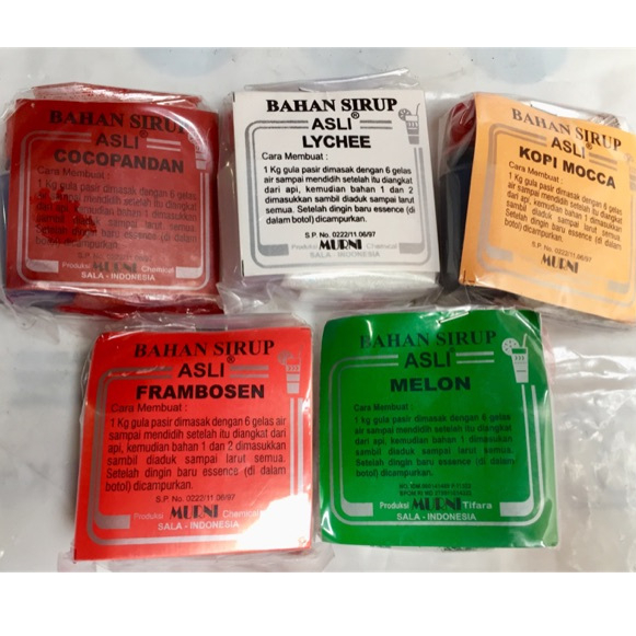 BAHAN SIRUP MURINI