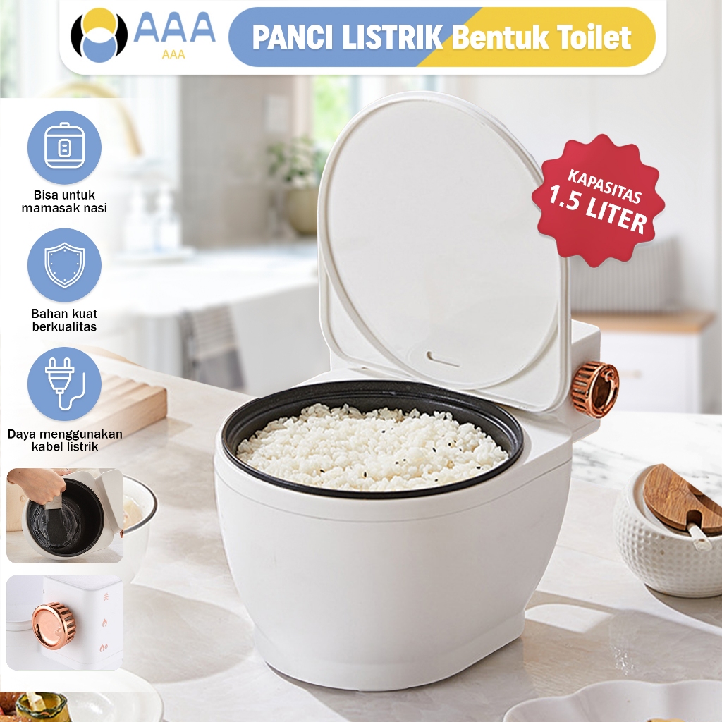 Jual (AAA) Panci Listrik Rice Cooker Mini Elektrik Multifungsi Bentuk ...