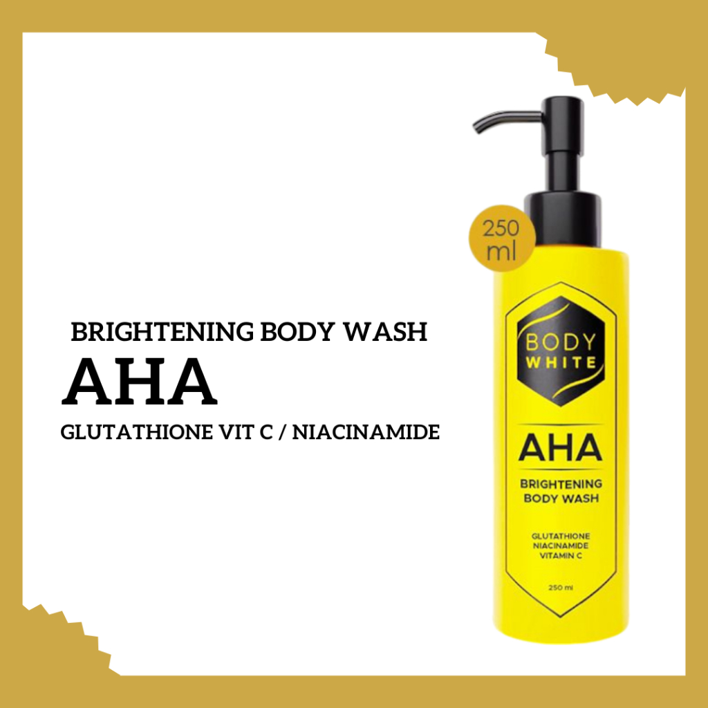 Jual Body White AHA Brightening Body Wash 250ml/Sabun Mandi | Shopee ...