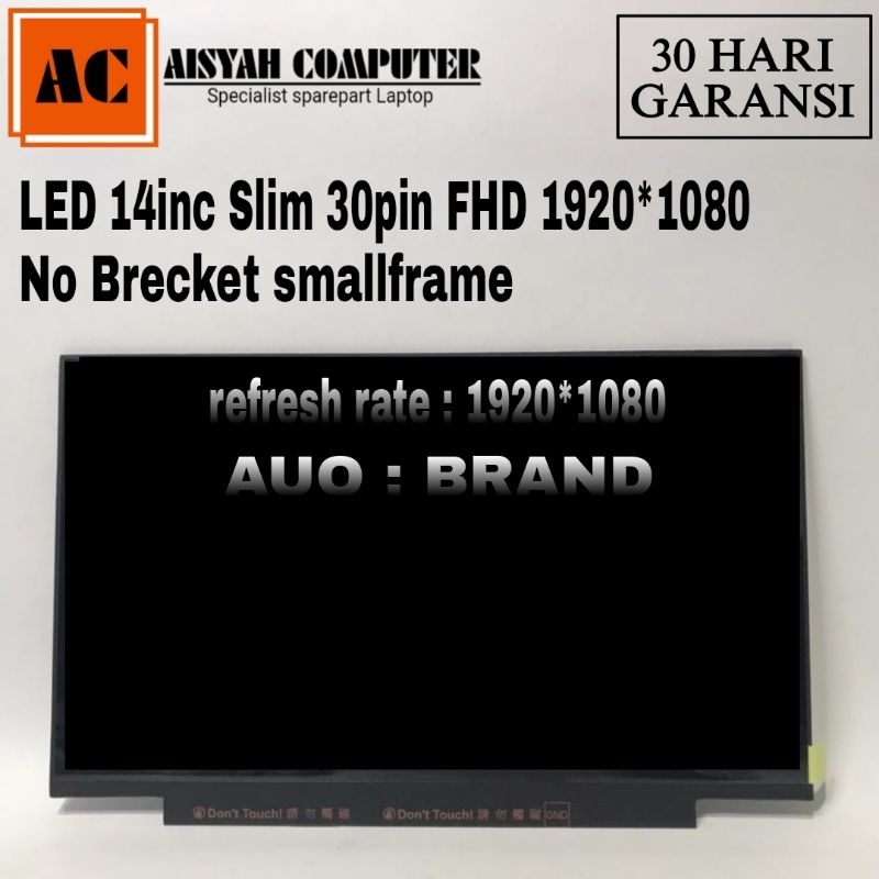 Écran LCD 14" Pour Acer Aspire 5 A514-54 - Dalle LED 1366x768, Connecteur 30 Broches - Neuf