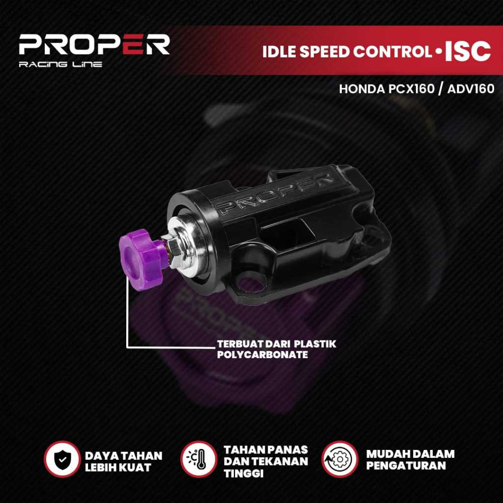 Jual PROPER RACING LINE IDLE SPEED CONTROL ISC MANUAL LANGSAM HONDA PCX ...