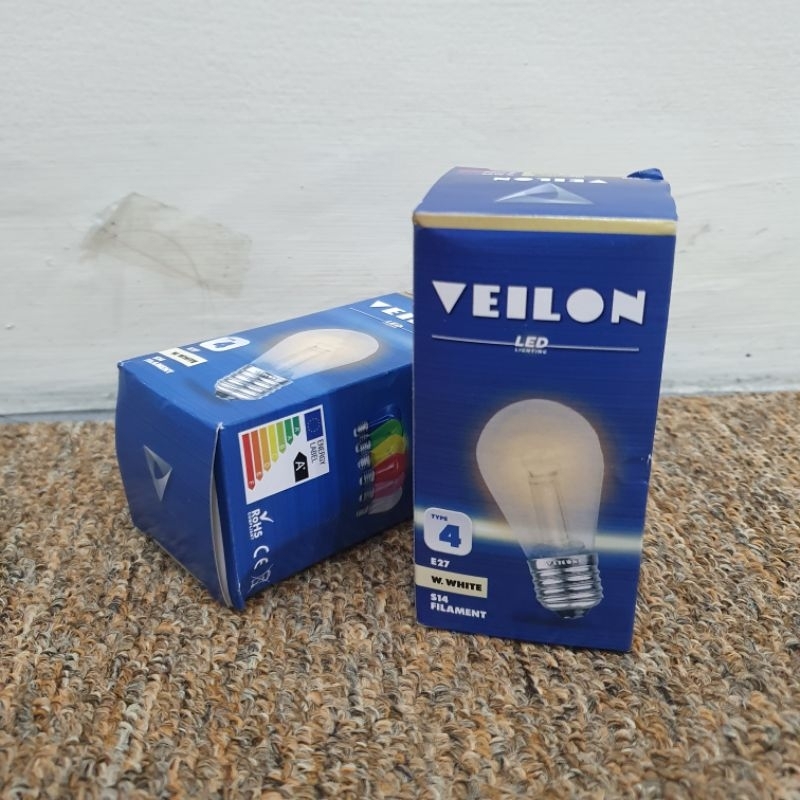 Jual Lampu Bohlam Veilon LED 4W cahaya Warm White | Shopee Indonesia