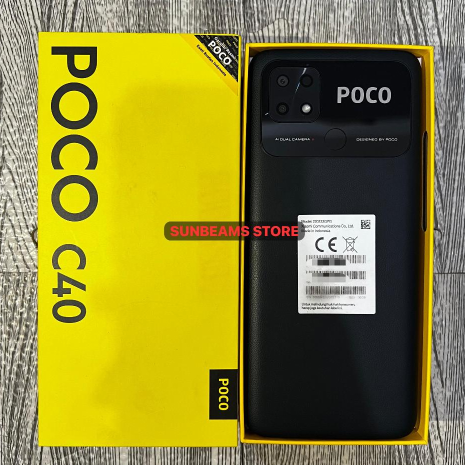 Jual Poco C40 3/32 Second Fullset Bekas Resmi | Shopee Indonesia