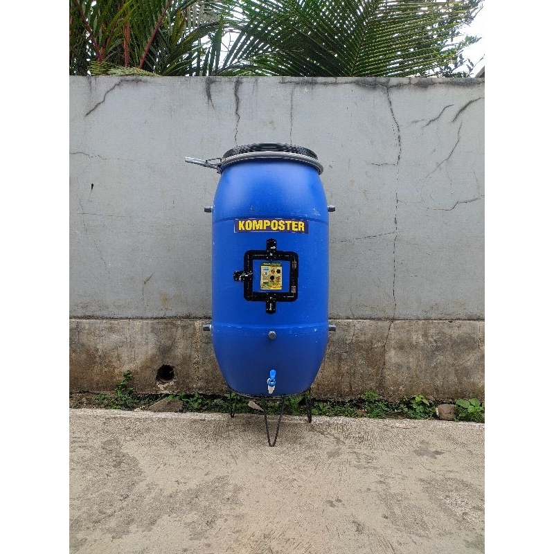 Jual Drum Komposter/tong fermentasi /plastik HD-PE Kapasitas 150-170 ...