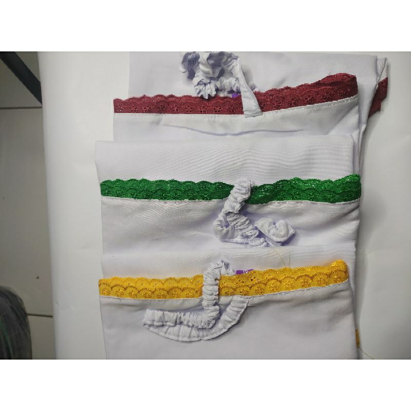 Jual Jilbab Sekolah Renda Warna Custom Al-Azhar - Muslim Katun Bergo ...