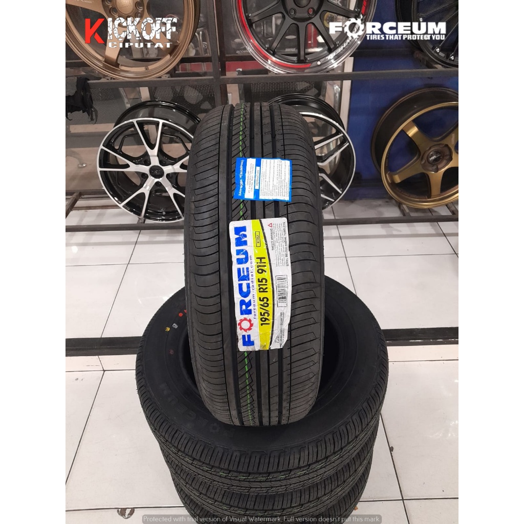 Jual BAN LUAR TUBELESS MURAH 195 65 R15 FORCEUM ECOSA PRODUKSI 2024 ...