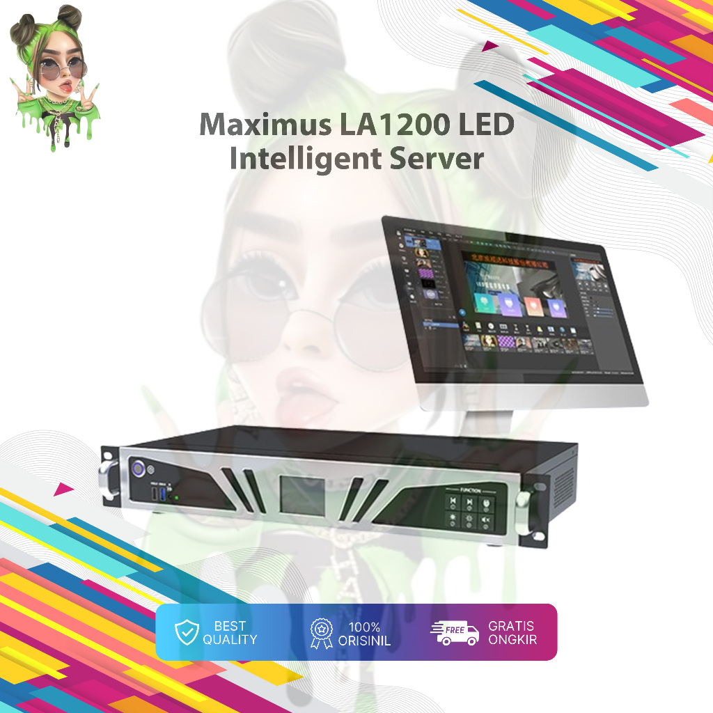 Jual Maximus LA1200 LED Intelligent Server Video Processor Videotron ...
