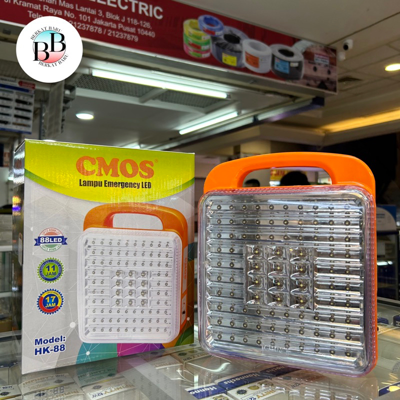 Jual Lampu Emergency LED Rechargeable CMOS HK-88 (Cahaya Putih ...