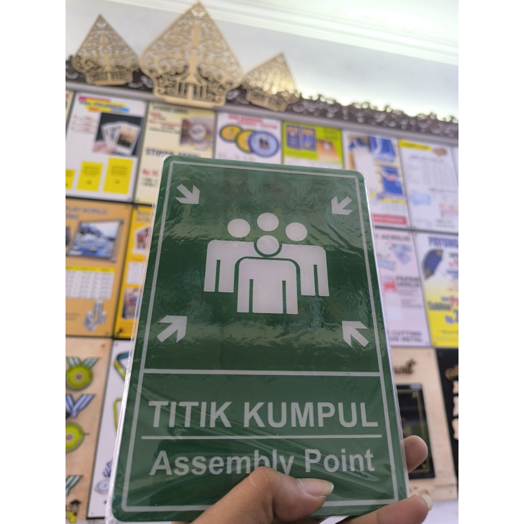 Jual RAMBU RAMBU / SIGN TITIK KUMPUL 15 X 22 CM | Shopee Indonesia