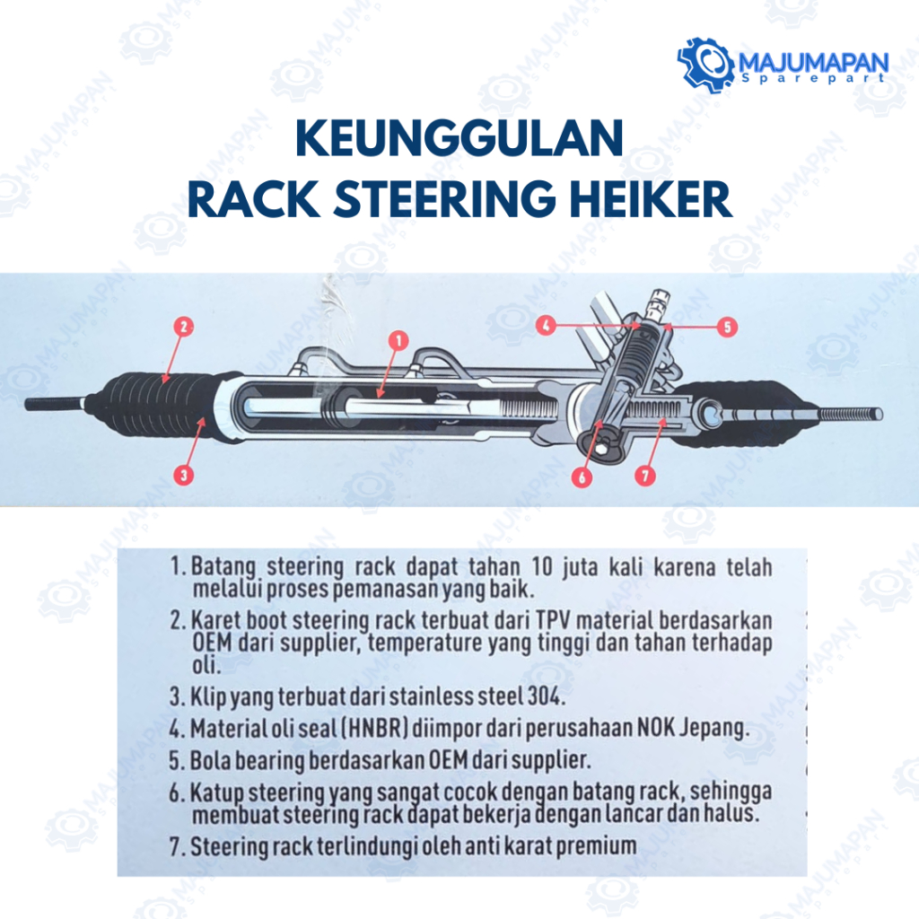 Jual POWER RACK STEERING ASSY KIJANG INNOVA LAMA HILUX BENSIN SC REK ...