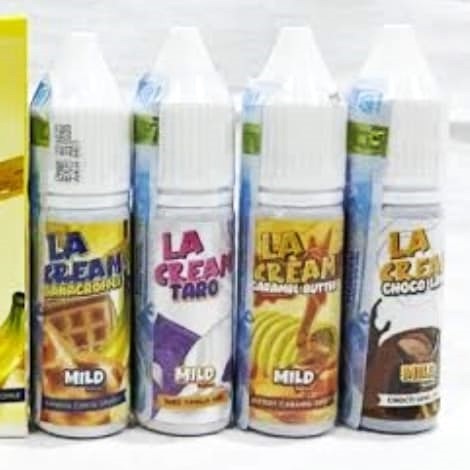 Jual 15ml LACREAM LA CREAM MILD 10mg salt caramel taro vanilla milk ...