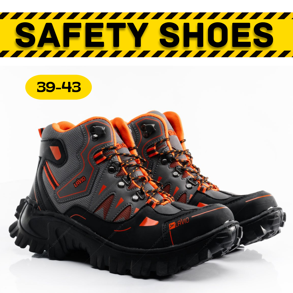 Jual Lavio Gradient Sepatu Safety Boots Ujung Besi Original Sepatu ...