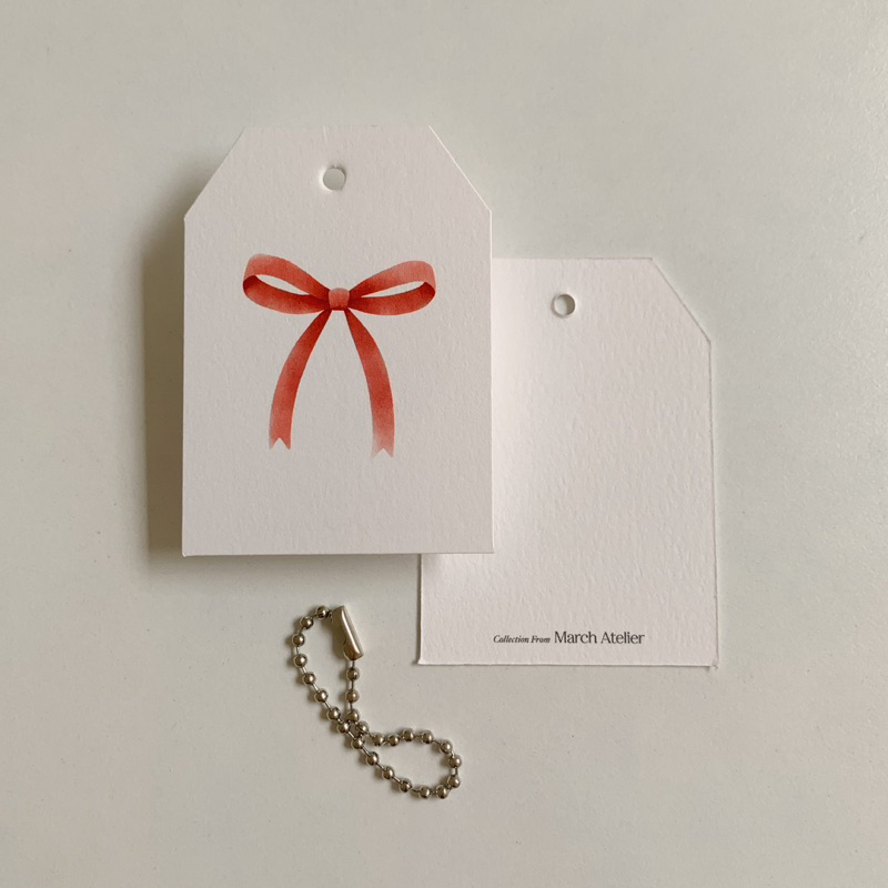 Jual Red Couquette Gift Tag Pack / Hang Tag / Kartu Ucapan | Shopee ...