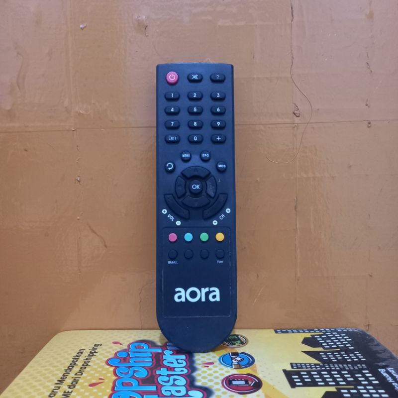 Jual REMOTE ORIGINAL TV RECEIVER PARABOLA AORA | Shopee Indonesia